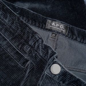 SOLD A.P.C. Black Corduroys